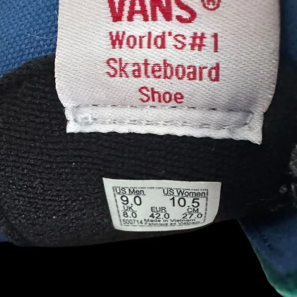 Vans suede colorful